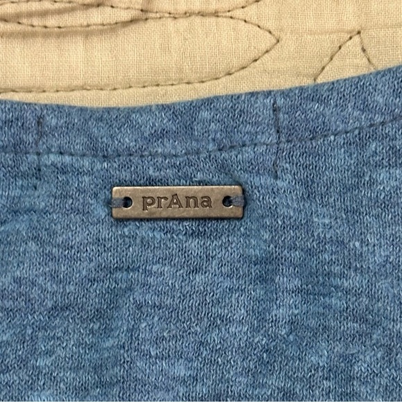 NEW Prana Cozy Up Korrine Dress M Blue Sky Heather Relaxed Fit Hemp - Picture 11 of 15